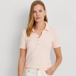 Ralph Lauren 🐎pique Light Pink Polo Shirt